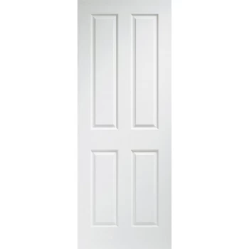 XL Joinery Victorian Shaker 4 Panel White Primed Internal Door - 1981mm x 686mm (78 inch x 27 inch)