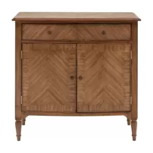 Gallery Interiors Highgate 2 Door 1 Drawer Sideboard in Natural Wood