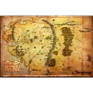 The Hobbit Map Maxi Poster