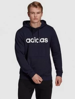 Adidas Linear Logo Hoodie - Ink