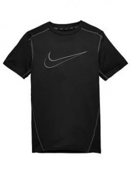 Nike Older Boys Dry Top Black Size S8 10 Years