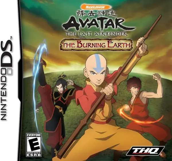 Avatar The Legend of Aang The Burning Earth Nintendo DS Game