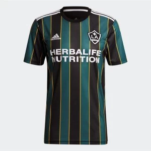 adidas LA Galaxy Away Shirt 2021 - Black/TechGreen