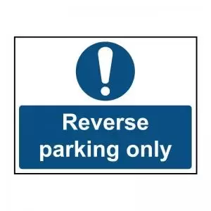 Reverse parking only - ACPC 400 x 300mm