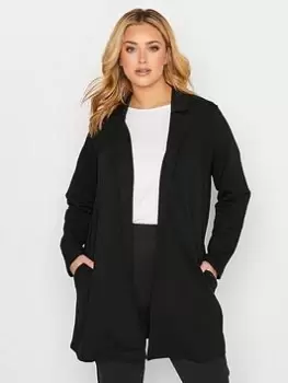 Yours Blazer Jacket - Black, Size 18, Women