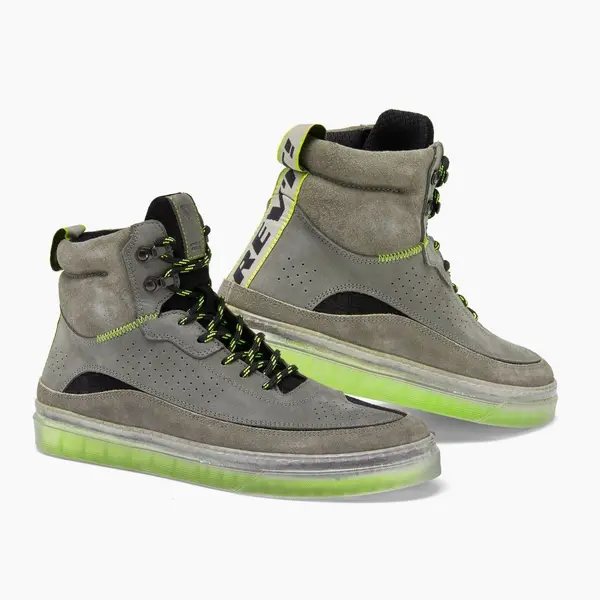 REV'IT! Filter Gray Neon Yellow Motorcycle Shoes Size 41