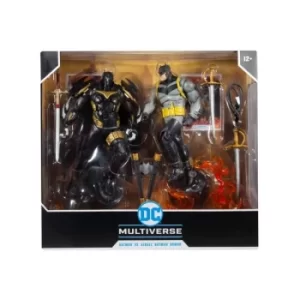 Batman vs Azrael Batman Armor (DC Multiverse) 2pk 7" Action Figures