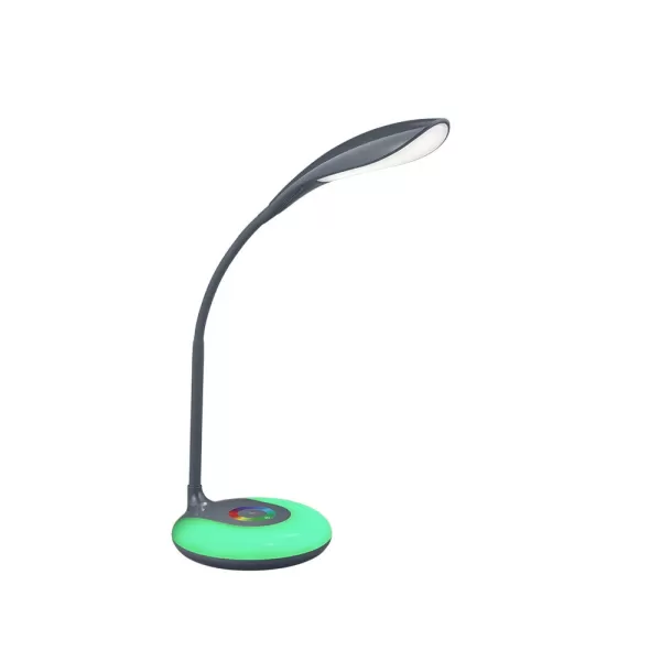 Krait Modern RGBW LED Desk Task Lamp Anthracite 3000K, USB Connection