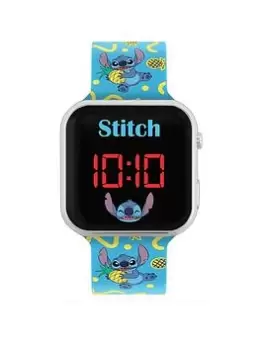 Disney Lilo And Stitch Character Print Strap LED Watch