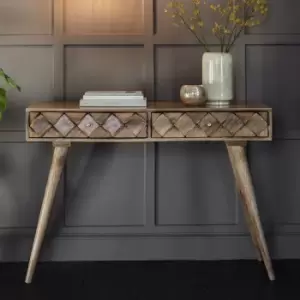 Gallery Direct Tuscany Console Table Burnt Wax