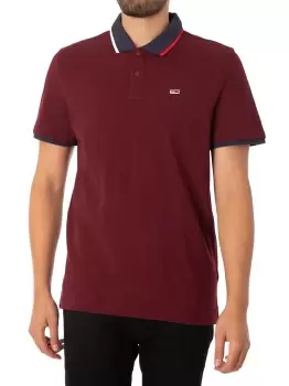 Flag Neck Polo Shirt