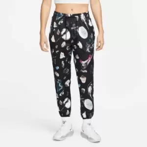 Nike W Dri-Fit Standard Issue All Over Print Pants, Black/White, Female, Track Pants, DQ6905-010