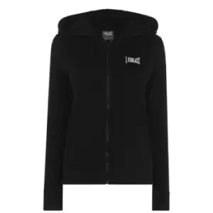 Everlast Zip Interlock Hoodie Womens - Black