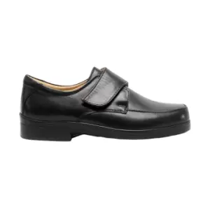 Roamers Mens Extra Wide Fitting Touch Fastening Casual Shoes (10 UK) (Black)