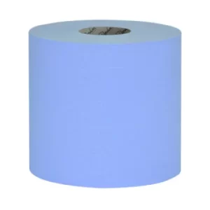 Raphael 1Ply Blue Roll Towel 250m x 200mm (Pack of 6) RT1B250R