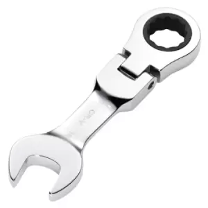 Draper HI-TORQ Metric Stubby Flexible Head Ratchet Combination Spanner, 16mm