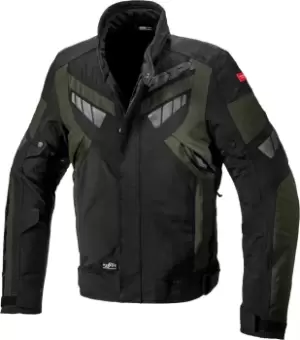 Spidi H2Out Freerider Motorcycle Textile Jackets, black-green, Size 2XL, black-green, Size 2XL