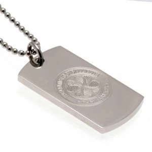 Stainless Steel Celtic Dogtag and Chain.