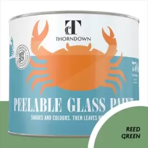 Thorndown Reed Green Peelable Glass Paint 150ml - Opaque