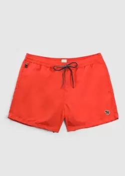 Paul Smith Mens Logo Swim Shorts In Orange