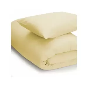 Belledorm Easycare Polycotton Percale 200 Thread Count Duvet Cover, Honeydew, Double