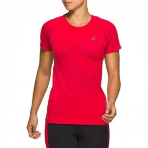 Asics Seamless Tokyo T Shirt Ladies - Red