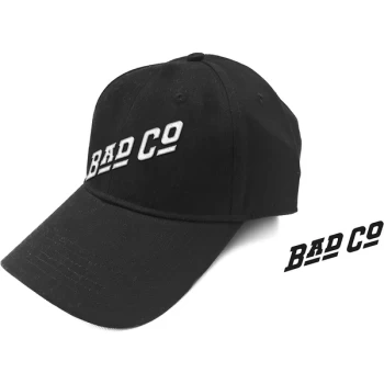 Bad Company - Slant Logo Unisex Baseball Cap - Black