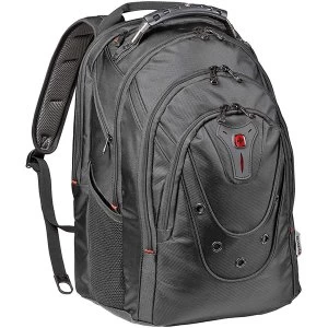 Wenger 605501 17" Ibex 125th Anniversary Laptop Backpack with Tablet Pocket - Black 26 Litres