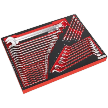 Sealey 35 Piece Multi Purpose Spanner Set in Module Tray