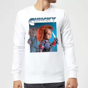 Chucky Nasty 90's Sweatshirt - White - M