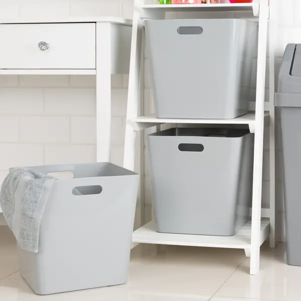 Wham Studio Set of 3 Storage Baskets, 15.01 Grey