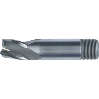 11.00MM HSS-Co 8% 3 Flute Threaded Shank Slot Drills - Uncoated