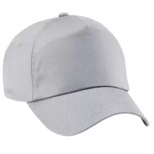 Beechfield Unisex Plain Original 5 Panel Baseball Cap (One Size) (Light Grey)