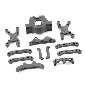 Ftx Surge Suspension Mount, Motor Mount, Front Shock Tower