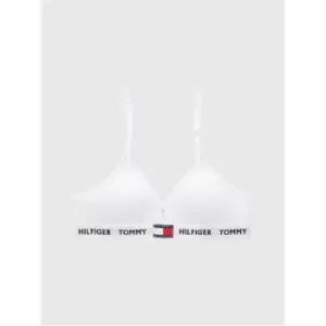 Tommy Hilfiger Padded Triangle Bra - White