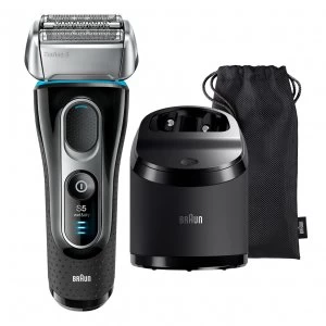 Braun Series 5 5197cc Wet & Dry Mens Electric Foil Shaver - Black (without Clean & Renew cartridge)