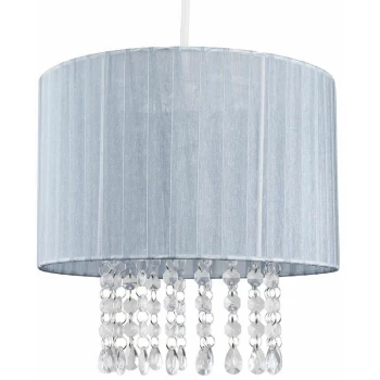 Minisun - Ceiling Chandelier Lamp Shade Light Acrylic Jewel Lighting - Grey