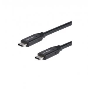 StarTech.com USB-C to USB-C Cable w/ 5A PD 0.5M Black