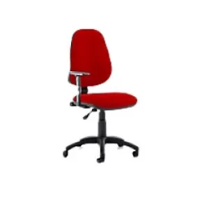 Dynamic Permanent Contact Backrest Task Operator Chair Height Adjustable Arms Eclipse I Bergamot Cherry Seat High Back