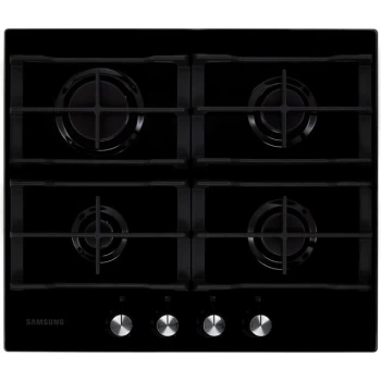 Samsung Prezio NA64H3000AK 60cm Gas Hob - Black / Glass