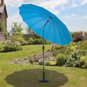 Shanghai Garden Parasol by Croft - 2.7M Blue