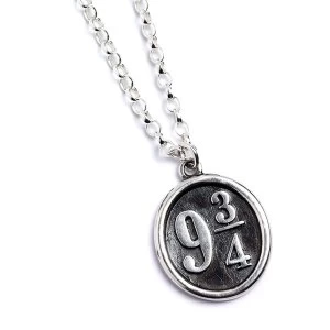 Sterling Silver Platform 9 3/4 Charm Necklace