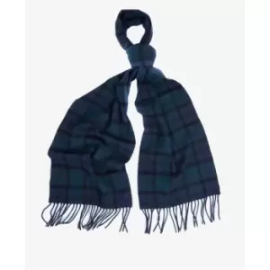 Barbour Tartan Lambswool Scarf - Blue