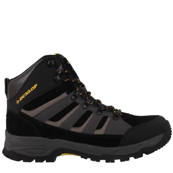 Dunlop Michigan Mens Steel Toe Cap Safety Boots - Black/Charcoal