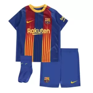 Nike FC Barcelona Home Kit 2021 2022 Infants - Multi