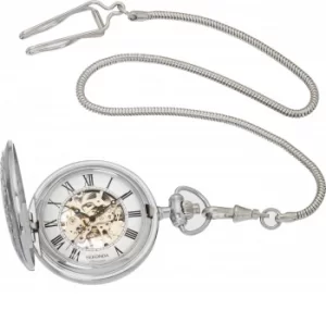 Sekonda Classique Mens Mechanical Skeleton Pocket Watch