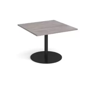 Dams MTO Eternal Square Extension Table 1000mm x 1000mm - Black Base, Beech Top