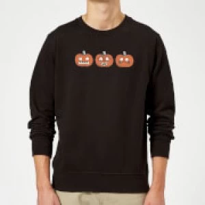 Pumpkins Sweatshirt - Black - 5XL