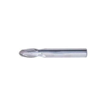 1/4" Carbide Plain Shank 2 Flute Ball Nosed Slot Drills - Regular Series