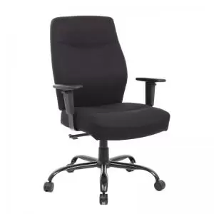 Porter bariatric operator chair with Black fabric seat and back